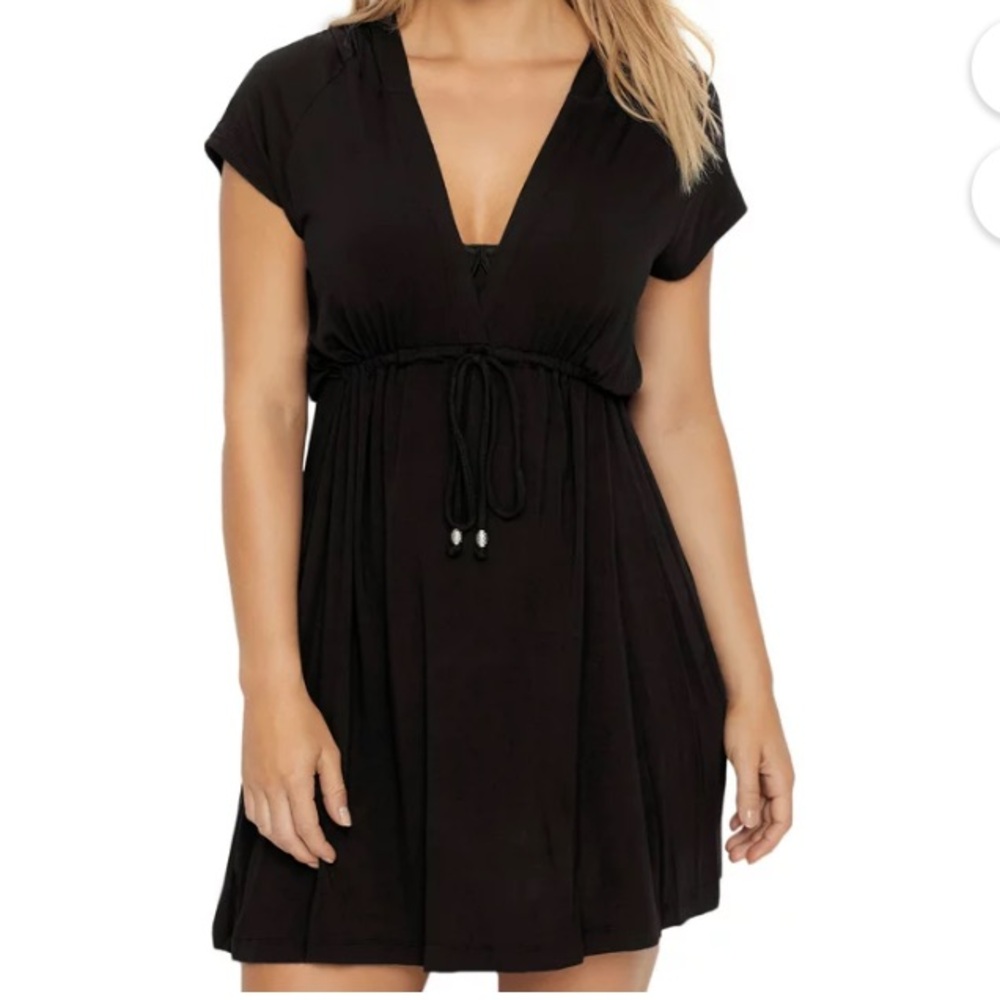 DOTTI Beachside Resort Hooded Lightweight Cover-Up Dress